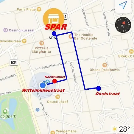 Prive-kamer Centrum Met Eigen Badkamer/wc