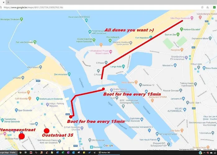 Privé-kamer Centrum Met Eigen Badkamer/wc * Ostenda